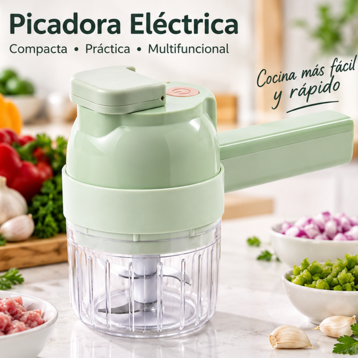 Picadora electrica 5 en 1