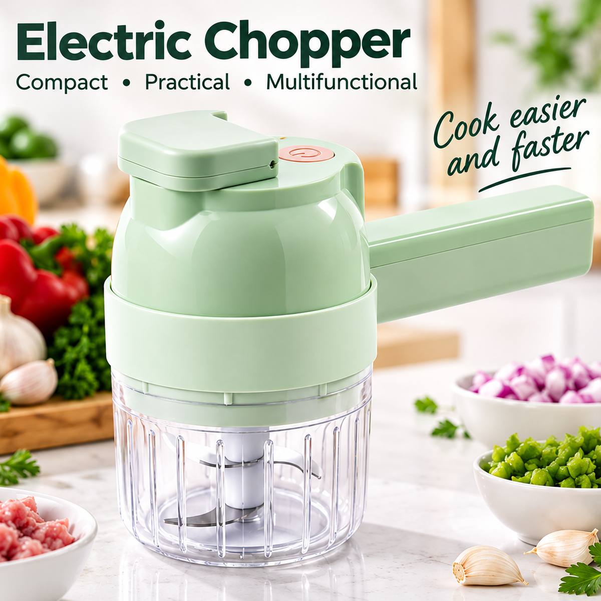 5-in-1 electric chopper